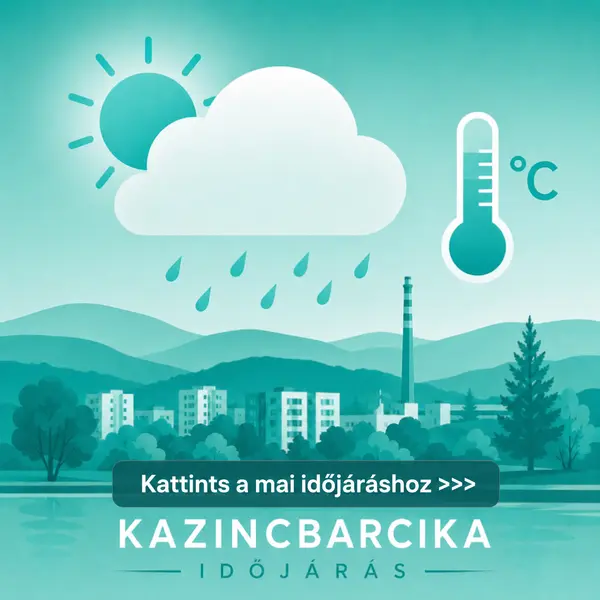 Kazincbarcika mai időjárás